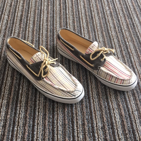 Sperry Shoes - Sperry Top-Sider Women’s Size 11 Boat Shoes Plaid